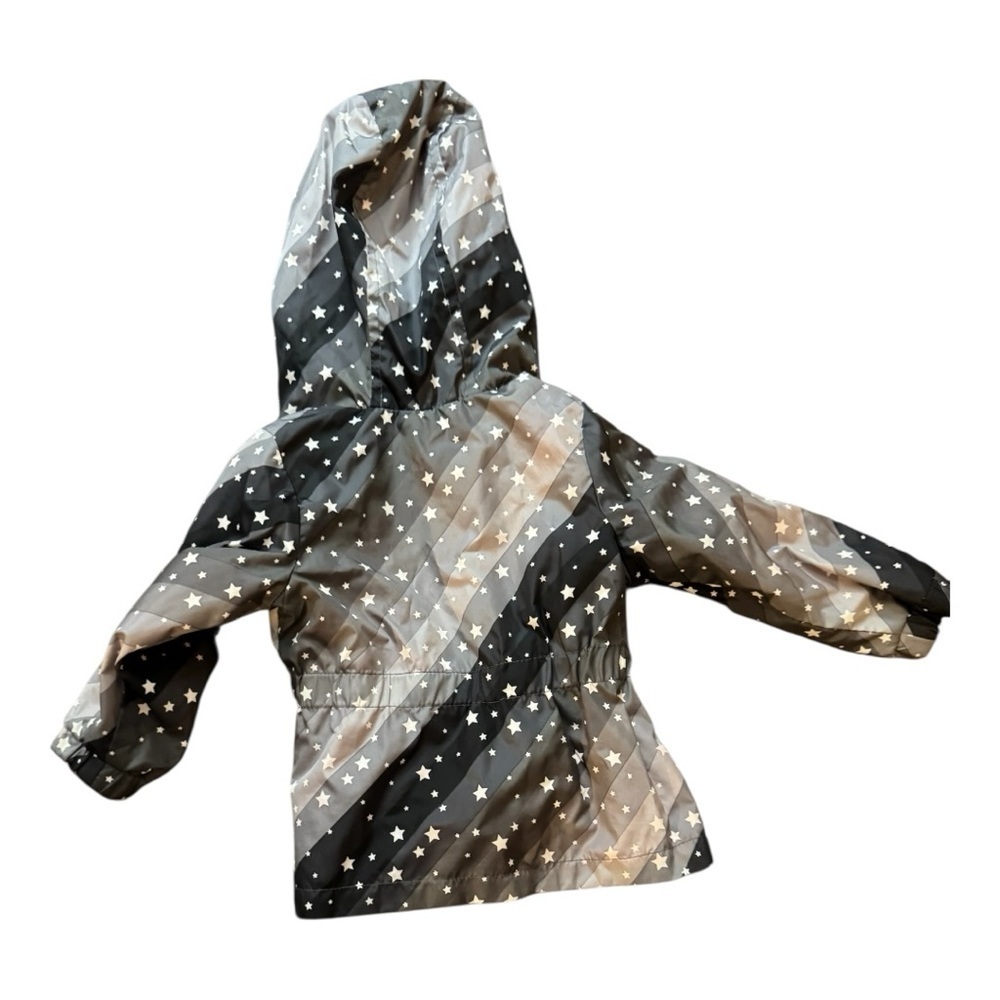 Pink Platinum Coral Mesh Jacket with Star Accents - Picture 5 of 5